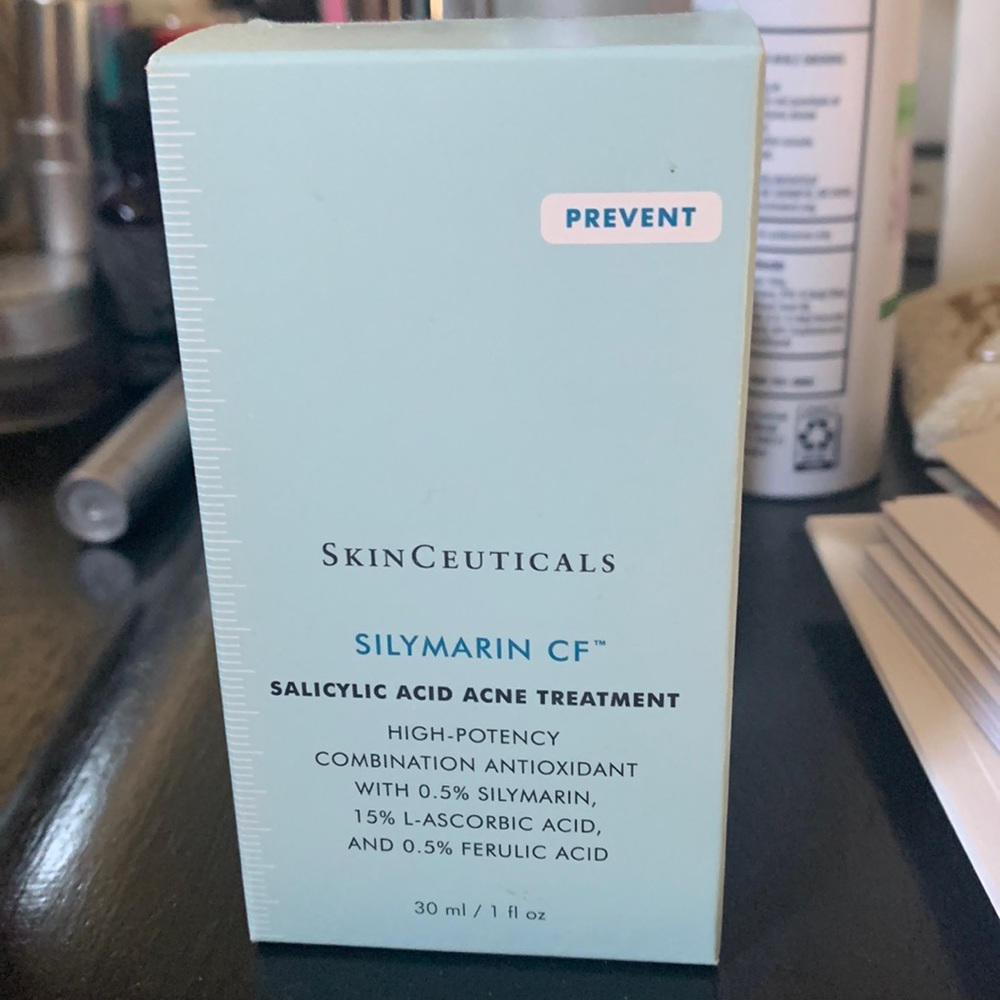 Skin Ceuticals Silymarin CF - serum acne treatment New in box 1 fl Oz